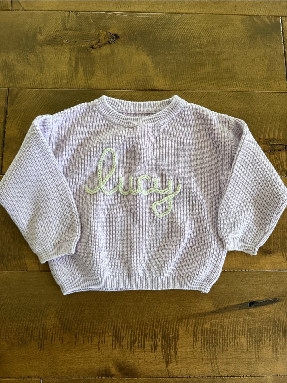 Lucy uEmbroidered Crewneck Sweater - 2-3T